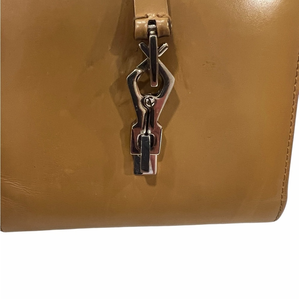 Gucci Jackie Leather Wallet Vintage | Tan Caramel | Rare Hardware - Picture 2 of 15